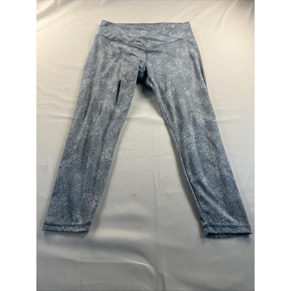 Danskin Leggings Women's Size L Gray Lightweight Abstract Print New